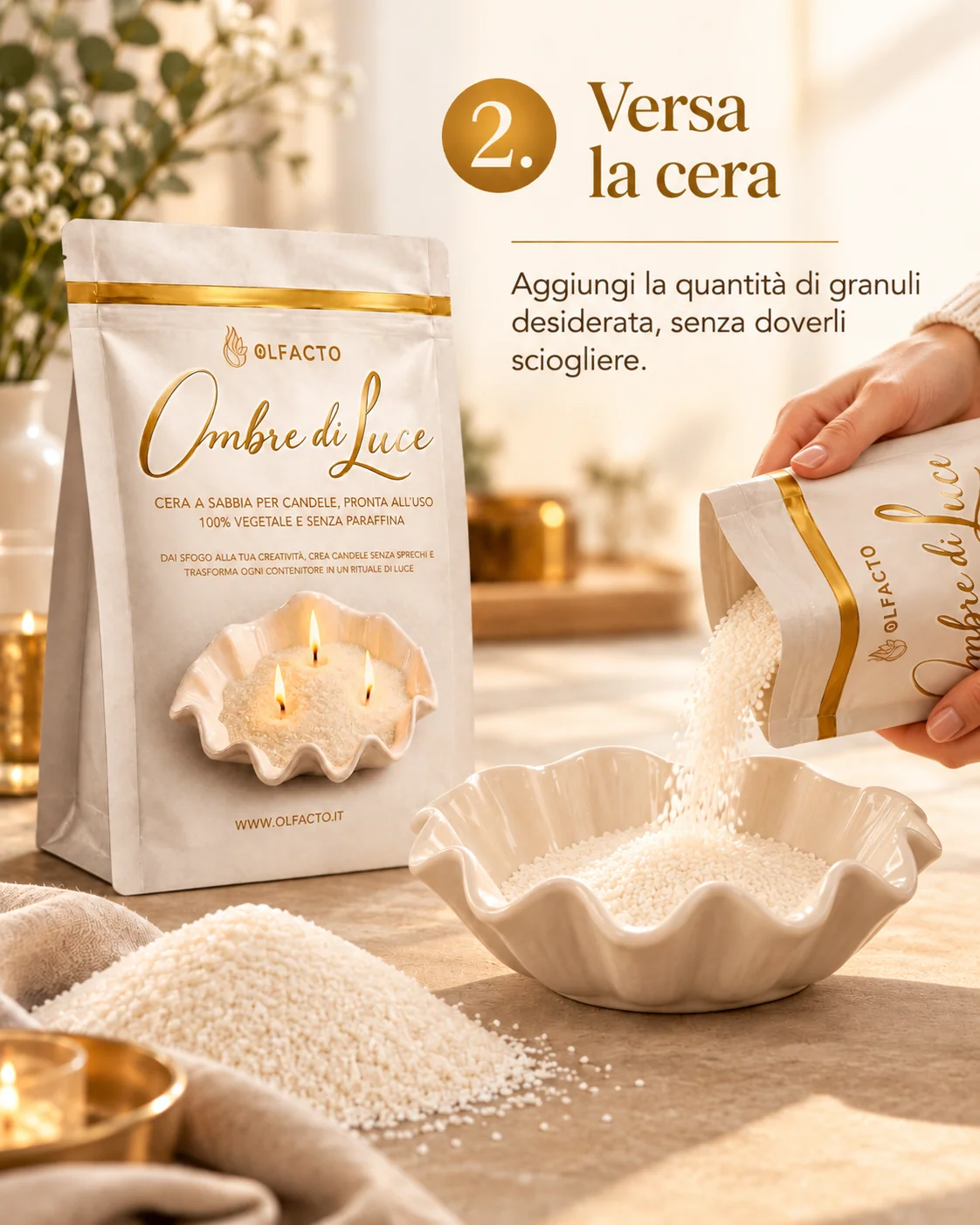 OLFACTO fase 2: Versa la cera